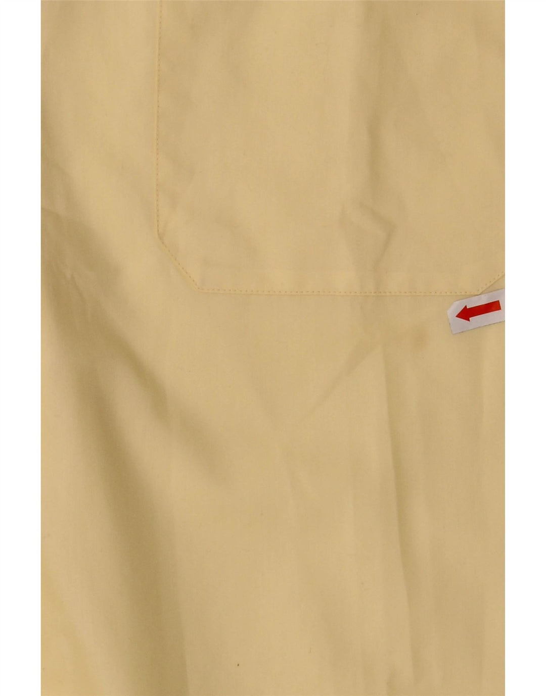 PIERRE CARDIN Mens Shirt Size 43 Large Yellow Polyester Vintage Pierre Cardin and Second-Hand Pierre Cardin from Messina Hembry 