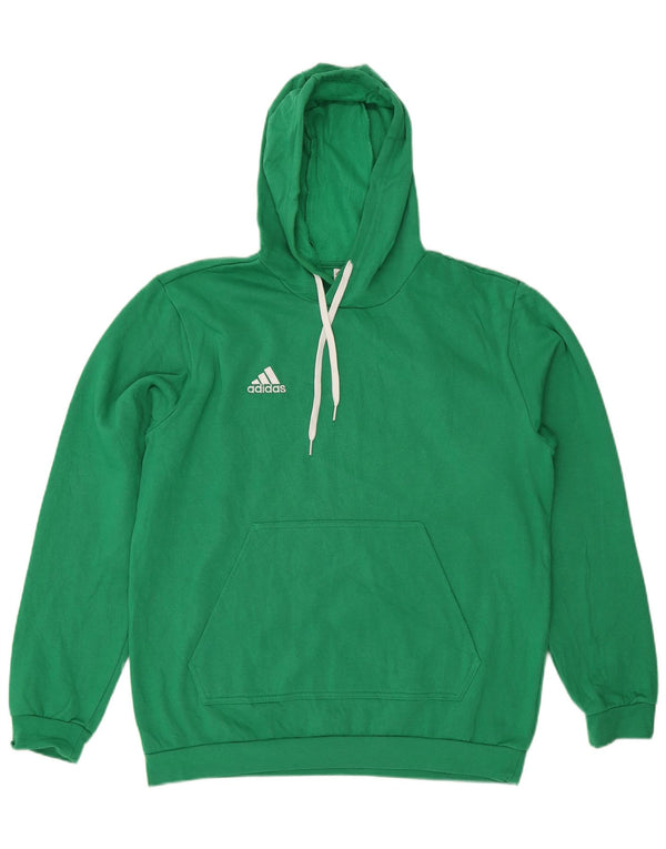 Adidas Mens Hoodie Jumper Large Green