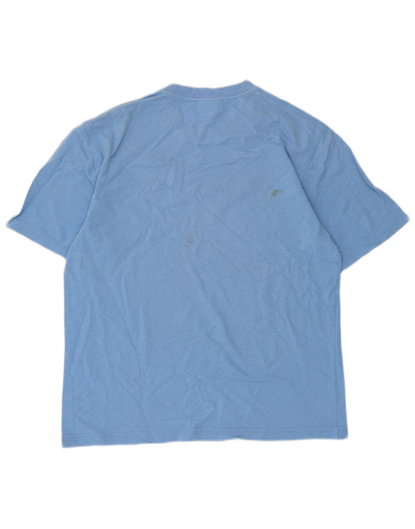 Lacoste Mens T-Shirt Top Size 4 Medium Blue Cotton