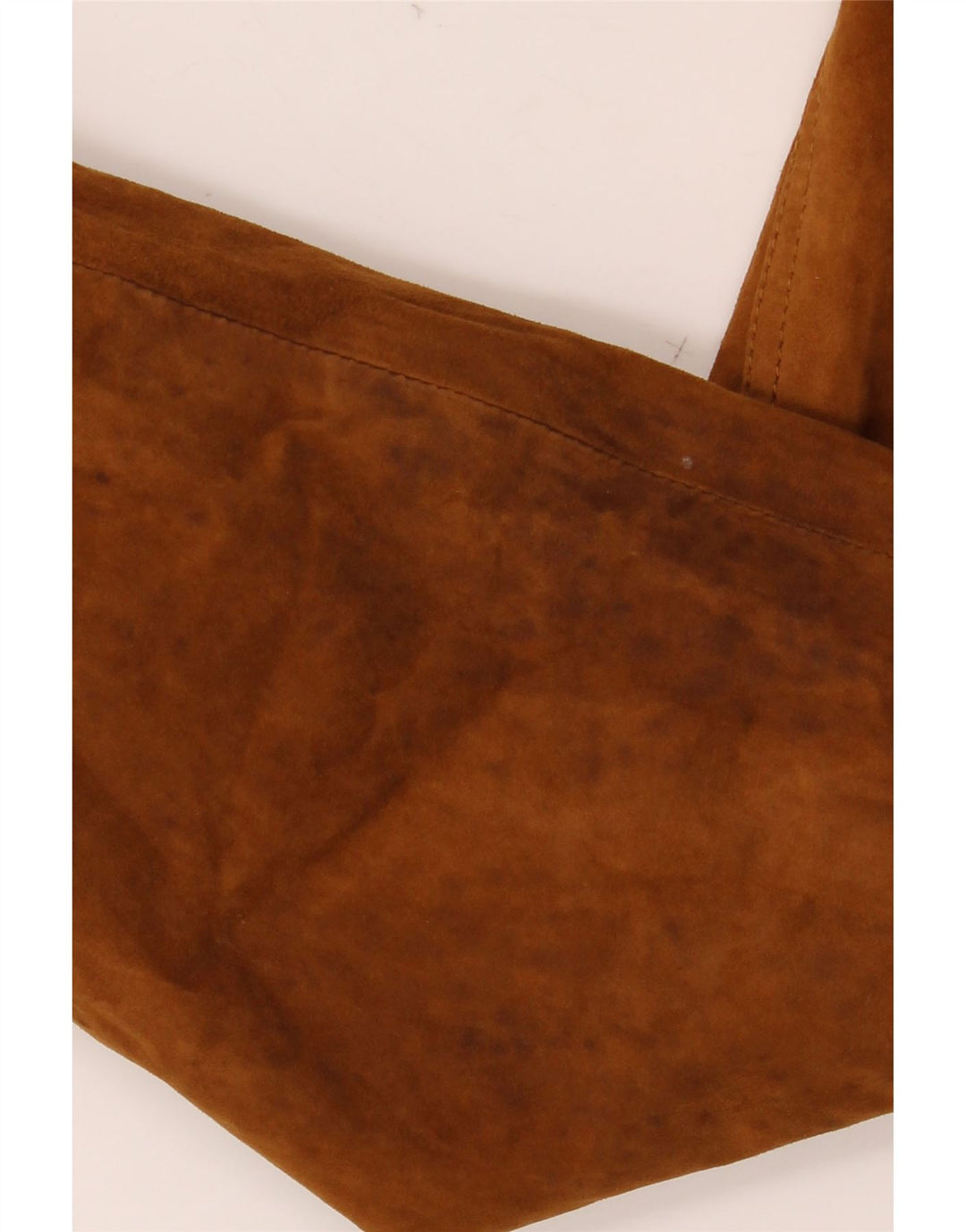 VINTAGE Mens Suede Bomber Jacket IT 58 4XL Brown Leather