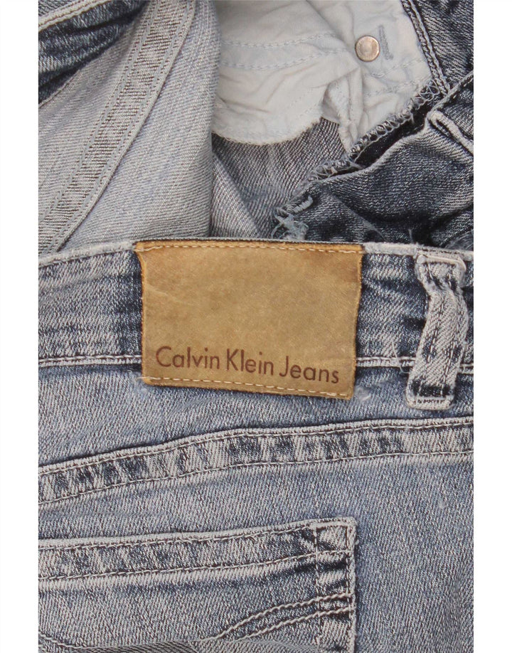 Calvin Klein Womens Straight Jeans W30 L28 Blue