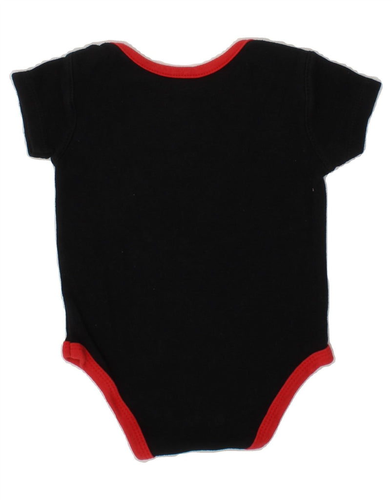 ADIDAS Baby Boys Graphic Bodysuit 6-9 Months Black Cotton Vintage Adidas and Second-Hand Adidas from Messina Hembry 