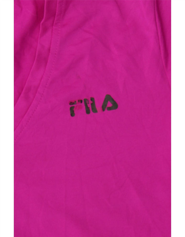 FILA Womens T-Shirt Top UK 12 Medium Pink Vintage Fila and Second-Hand Fila from Messina Hembry 