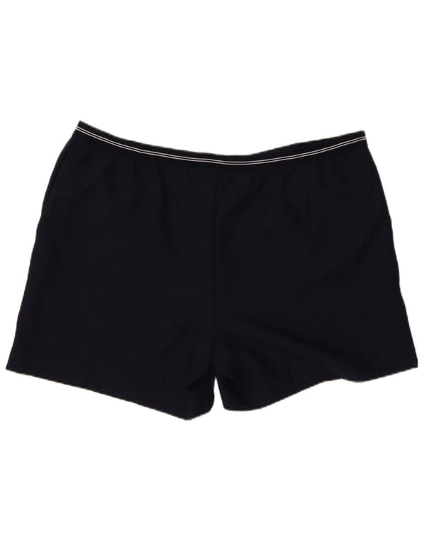 F.LLI CAMPAGNOLO Mens Casual Shorts W40 XL Navy Blue Polyester