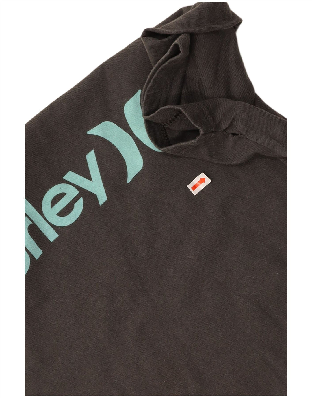 HURLEY Womens Classic Fit Graphic T-Shirt Top UK 18 Medium Grey Cotton