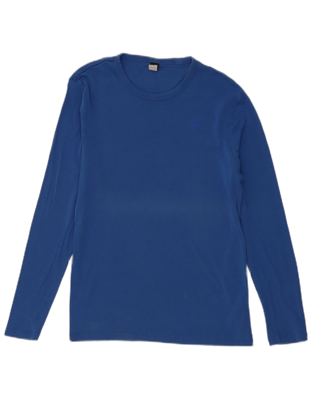 G-Star Mens Top Long Sleeve Small Blue Cotton