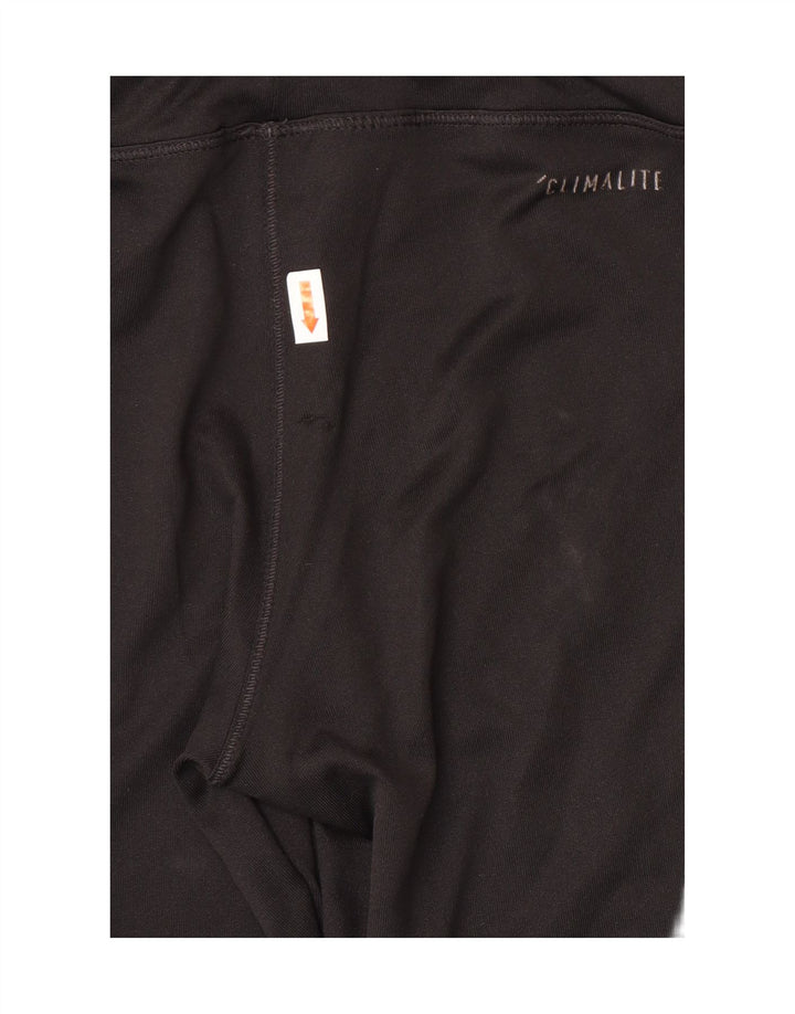 ADIDAS Girls Climalite Leggings 9-10 Years Small  Black Polyester