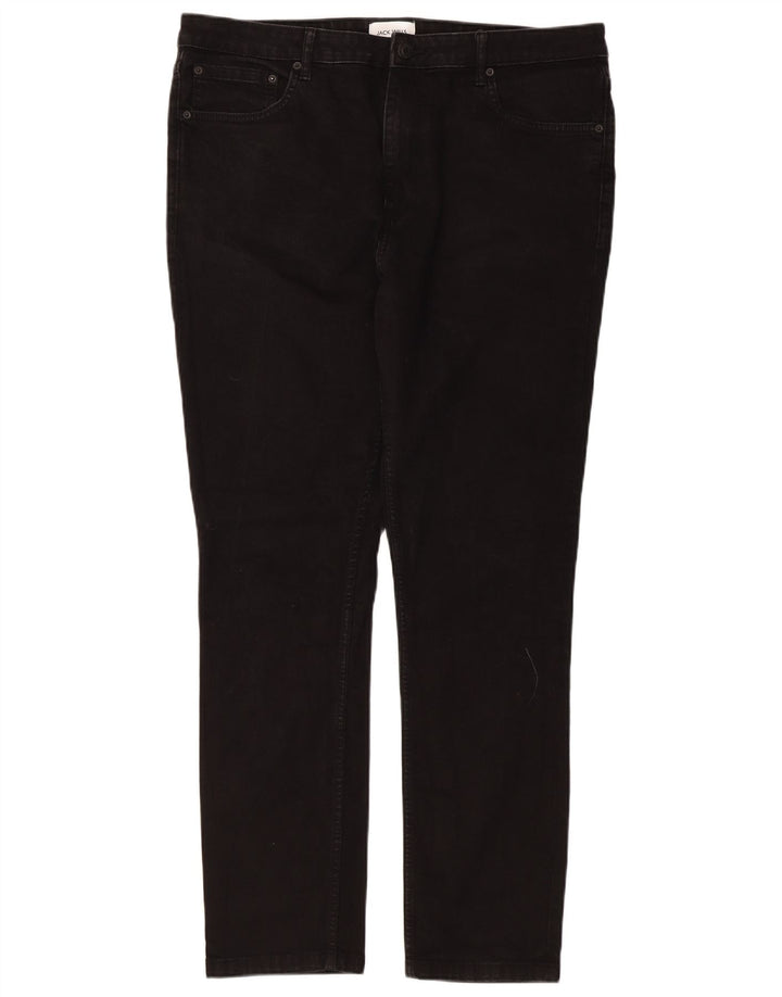 Jack Wills Mens Slim Jeans W36 L30 Black Cotton