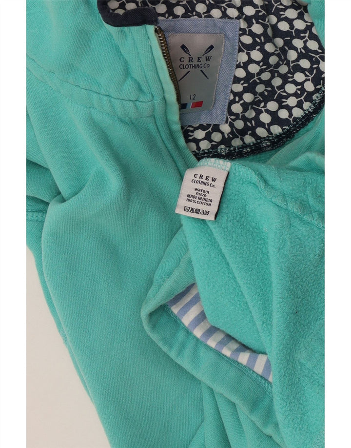 CREW CLOTHING Womens Oversized Sweatshirt Jumper UK 12 Medium Green