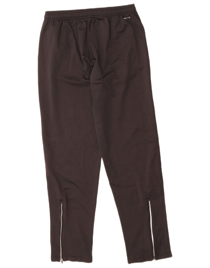 NIKE Womens Dri Fit Tracksuit Trousers UK 14 Large  Black Polyester