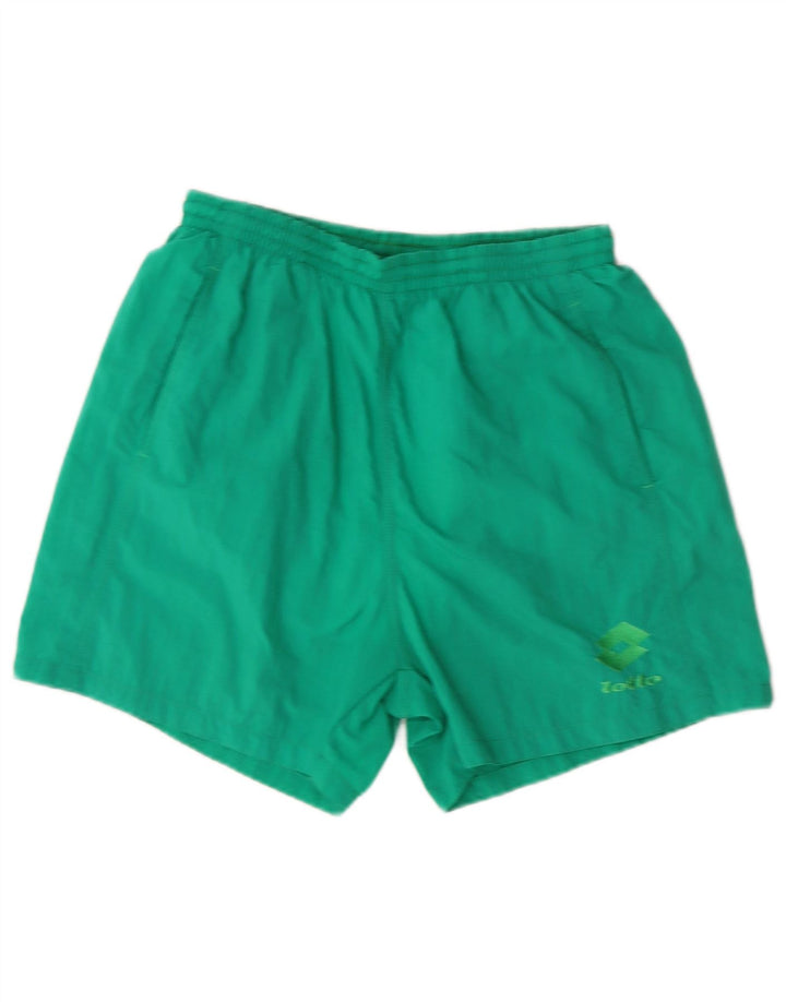 Lotto Mens Sport Shorts Medium Green Nylon Sports