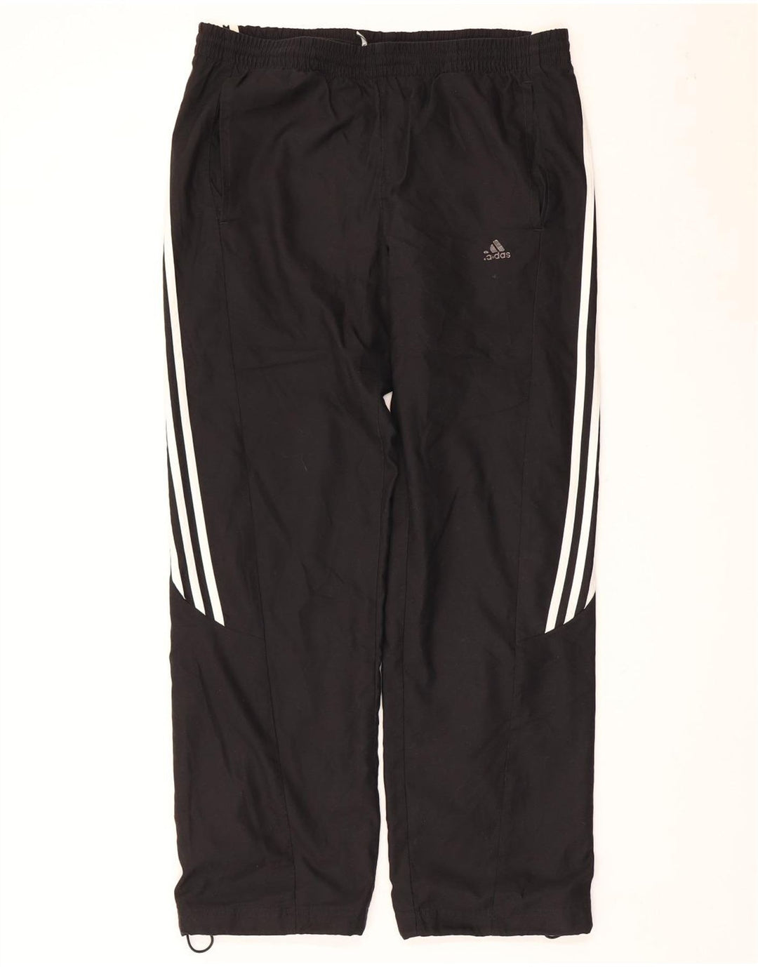 Adidas Mens Tracksuit Trousers Small  Black Polyester