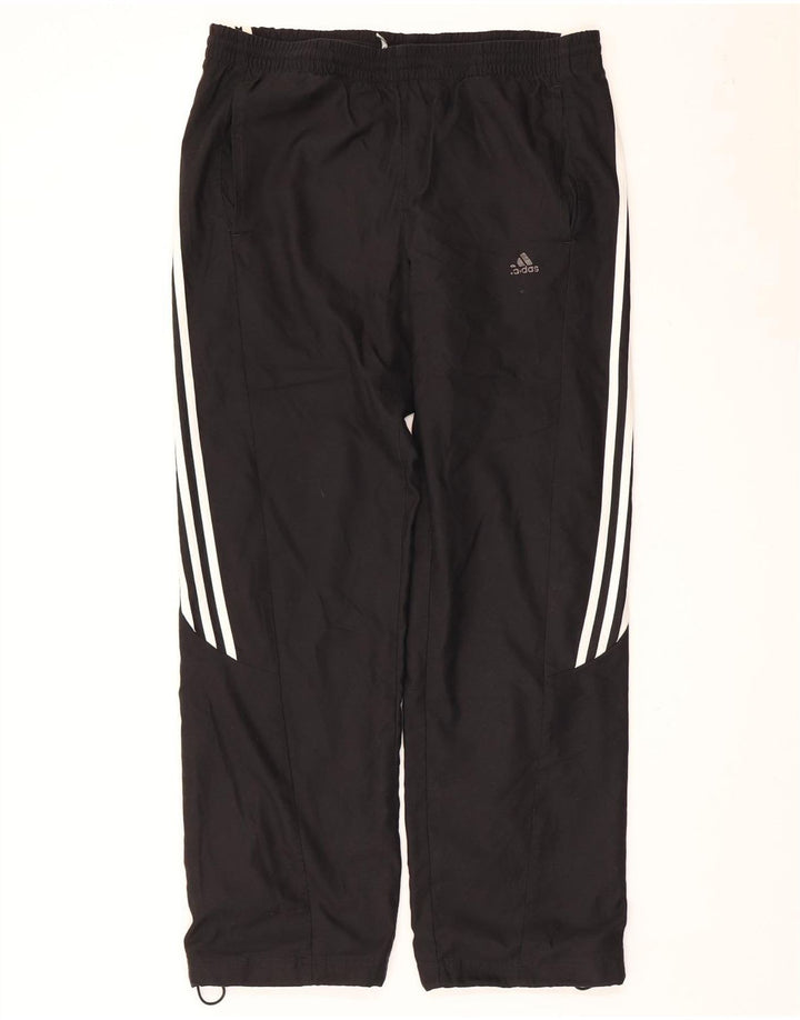 Adidas Mens Tracksuit Trousers Small  Black Polyester