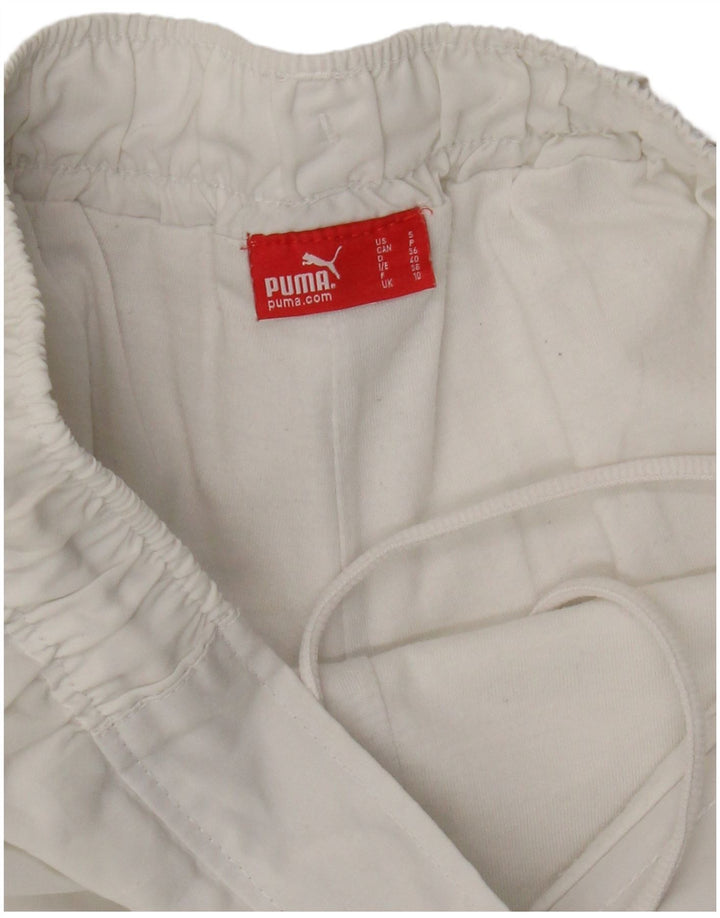 PUMA Womens Sport Shorts UK 10 Small  White