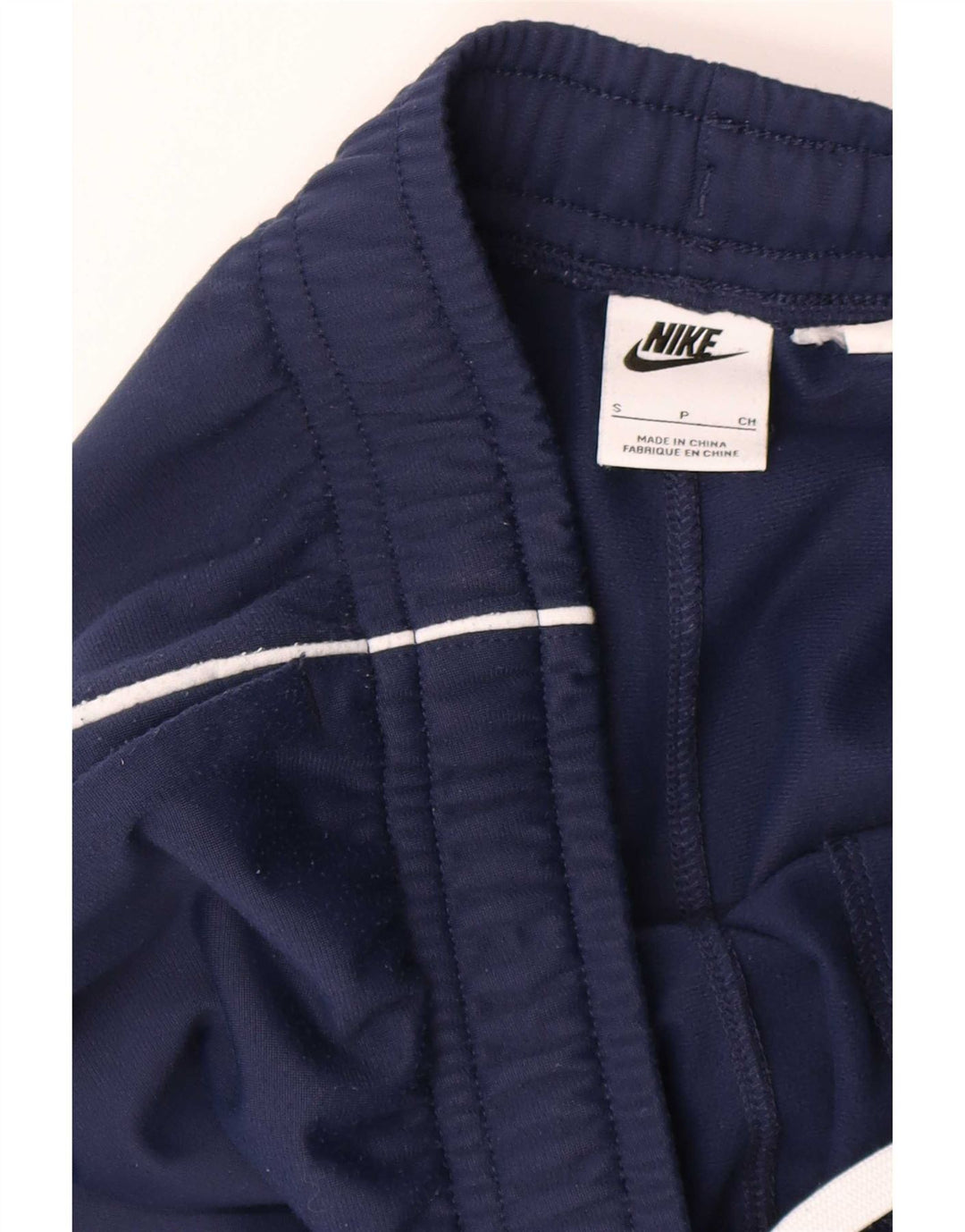 Nike Womens Tracksuit Trousers UK 10 Small Navy Blue Polyester