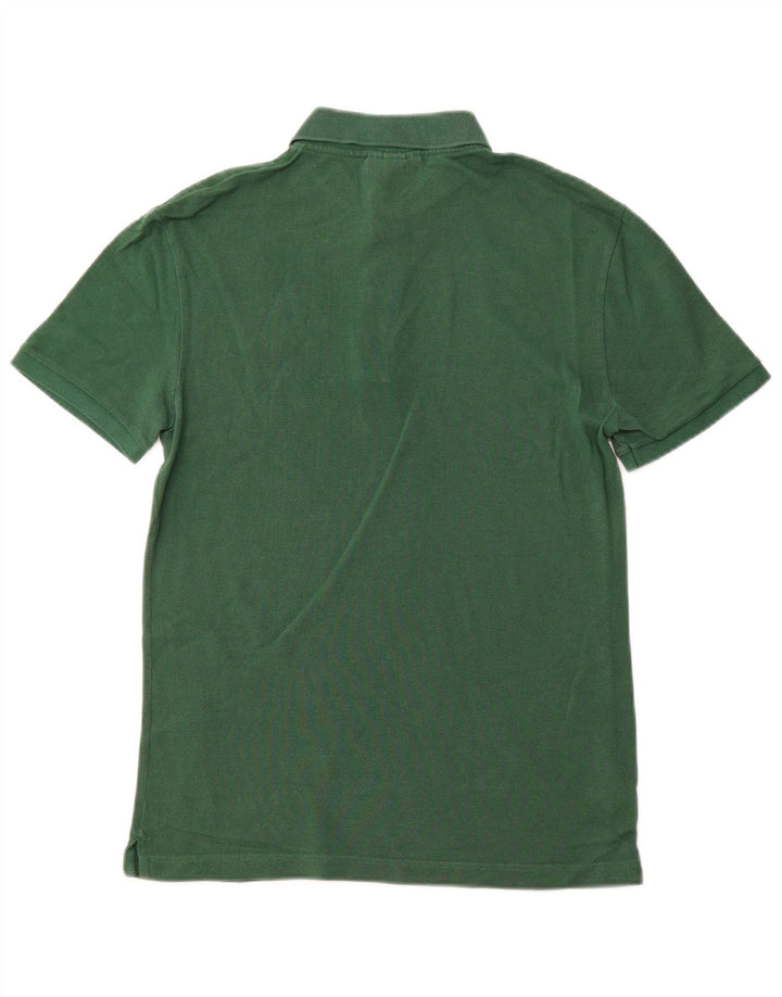 LACOSTE Mens Slim Fit Polo Shirt Size 3 Small Green Cotton