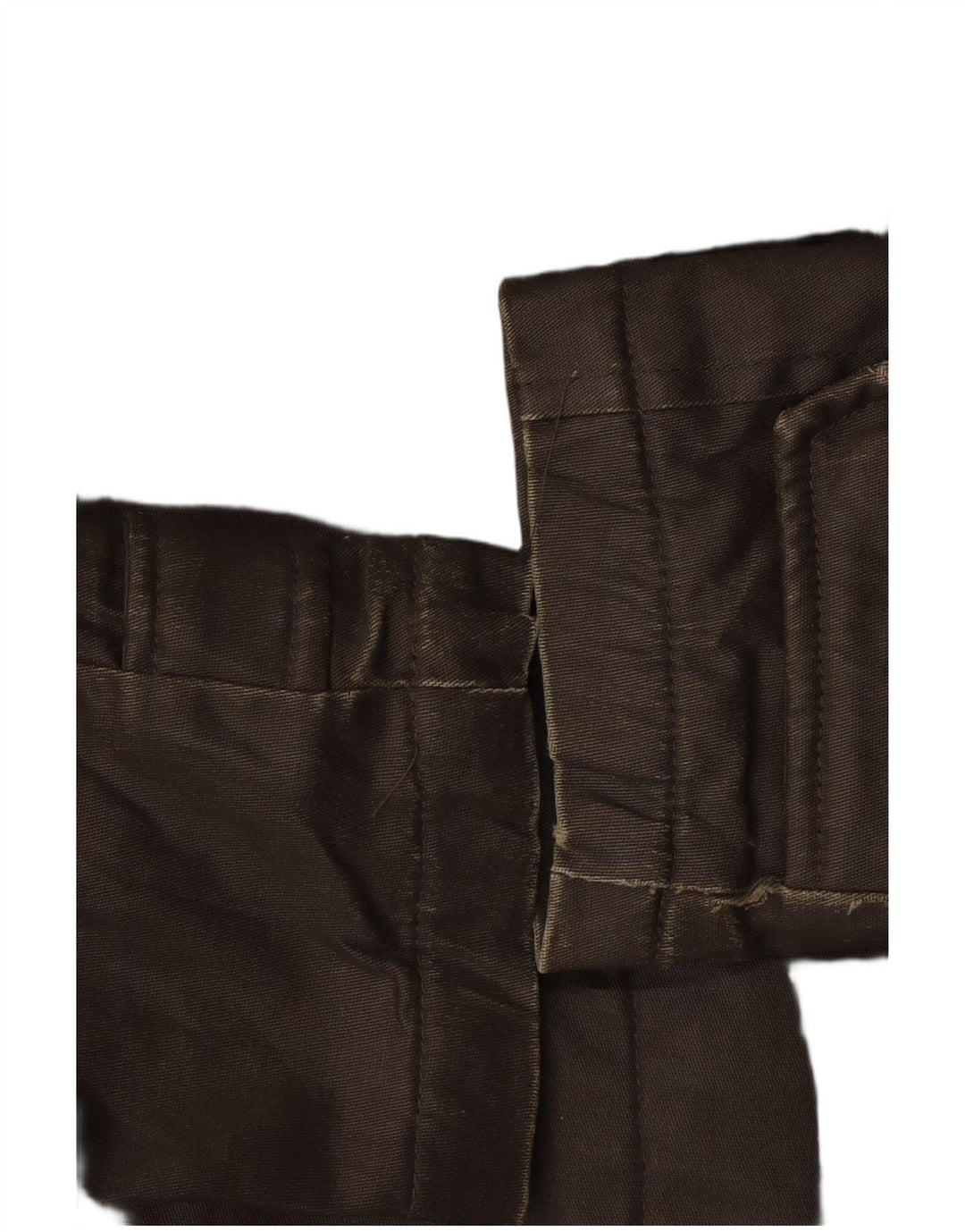 CHAMPION Womens Hooded Sherpa Parka Jacket UK 6 XS Khaki Cotton