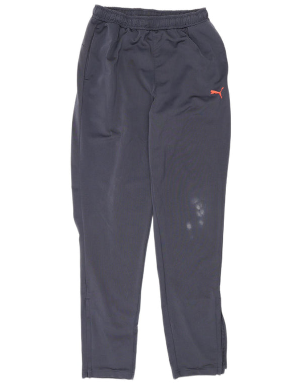 PUMA Boys Tracksuit Trousers 15-16 Years  Navy Blue Polyester