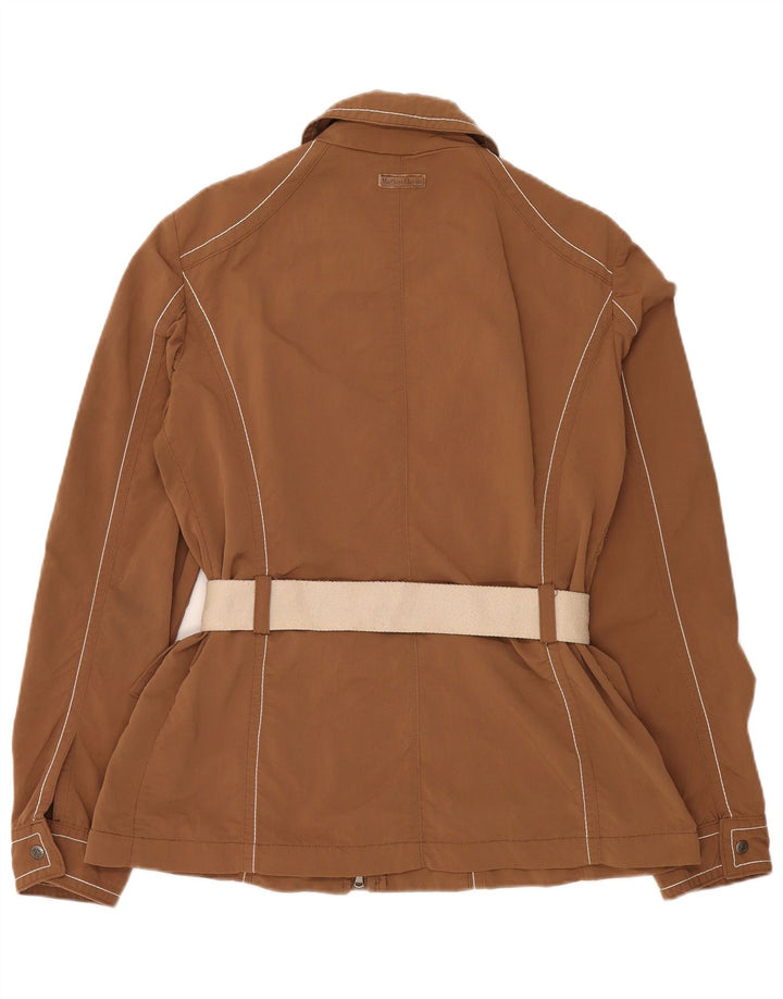 Marlboro Classics Womens Utility Jacket UK 20 2XL Brown Polyamide