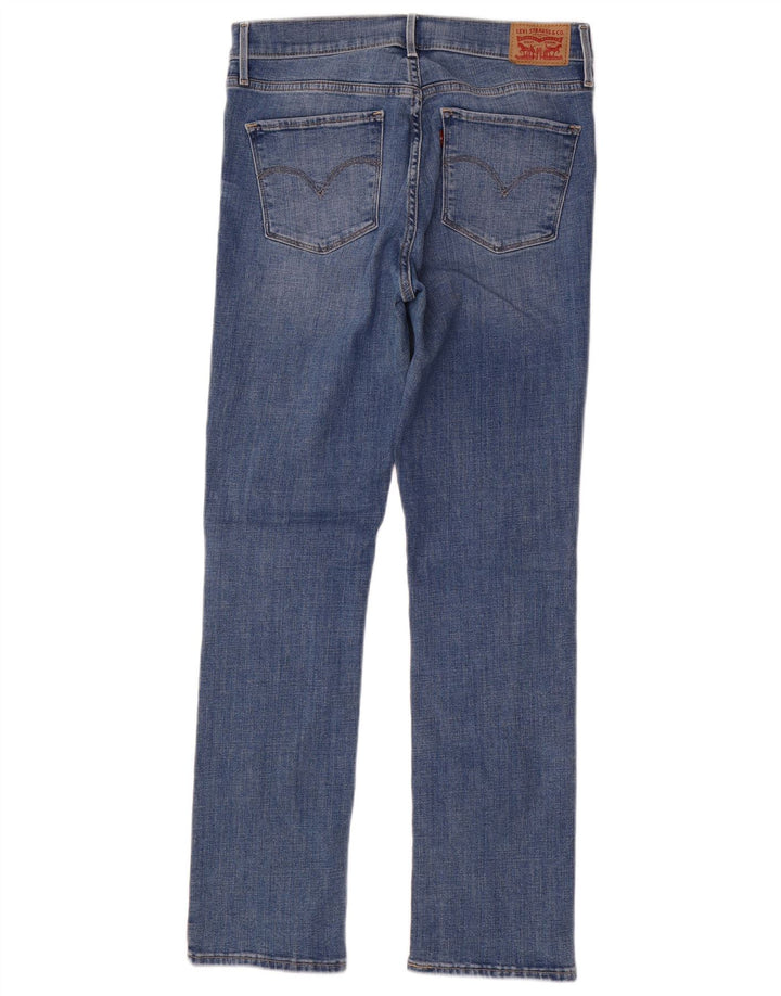 Levi's Womens 312 Shaping Slim Jeans W30 L30 Blue Cotton