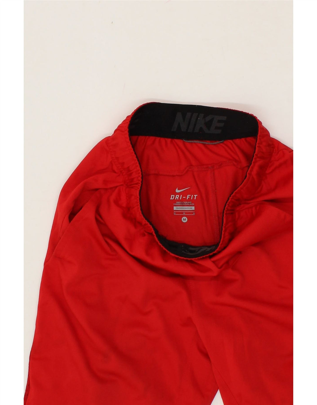 NIKE Boys Dri Fit Graphic Sport Shorts 10-11 Years Medium Red Polyester Vintage Nike and Second-Hand Nike from Messina Hembry 