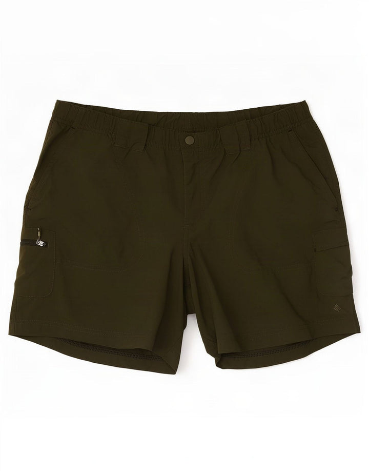 Columbia Mens Cargo Shorts Medium W32 Green Polyester