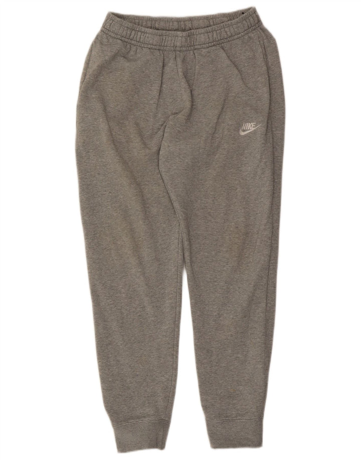 NIKE Mens Tracksuit Trousers Joggers Medium  Grey Cotton