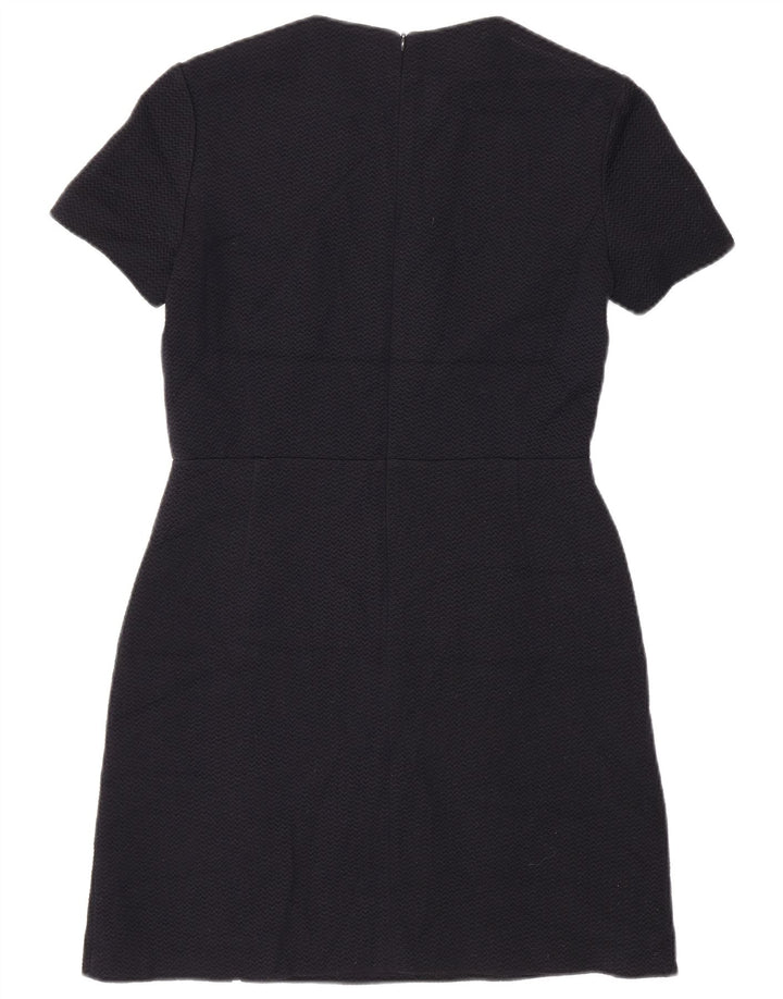 FRENCH CONNECTION Womens Sheath Dress UK 12 Medium Navy Blue Polyester
