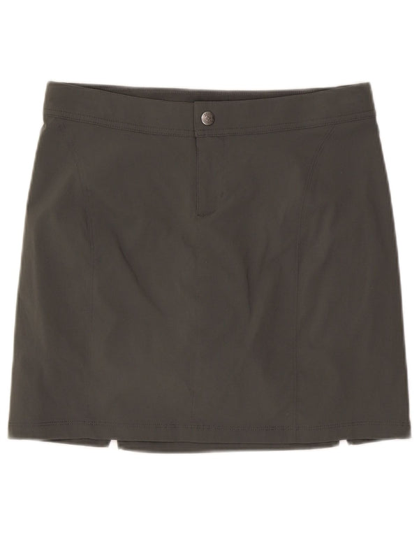 Columbia Womens Low Waist Mini Skirt UK 8 Small W30 Grey Nylon