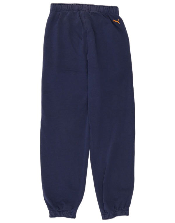 Puma Boys Graphic Tracksuit Trousers Joggers 13-14 Years  Navy Blue
