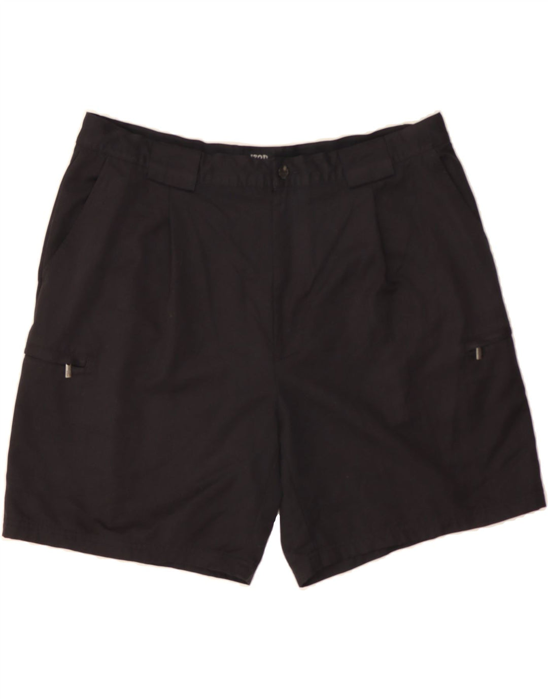 IZOD Mens Cargo Shorts W40 XL Black Polyester Vintage Izod and Second-Hand Izod from Messina Hembry 