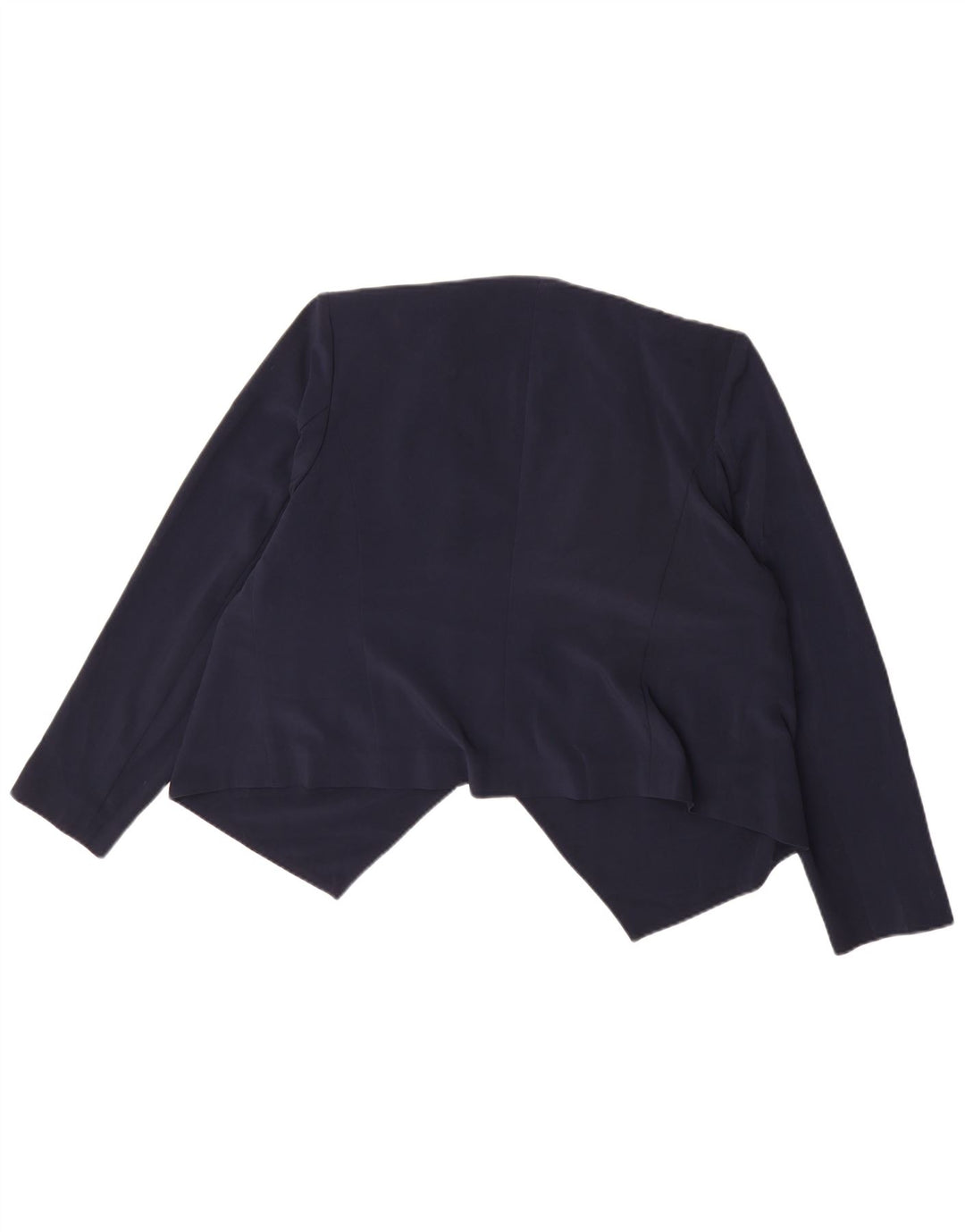 Marks & Spencer Womens Bolero Top UK 16 Large Navy Blue Polyester