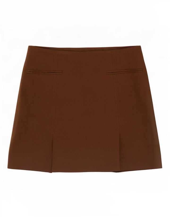 Zara Womens Mini Skirt Small W26 Brown