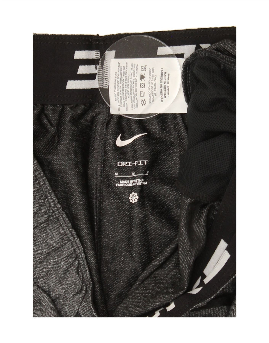 NIKE Womens Dri Fit Sport Shorts UK 14 Medium Grey Polyester Vintage Nike and Second-Hand Nike from Messina Hembry 