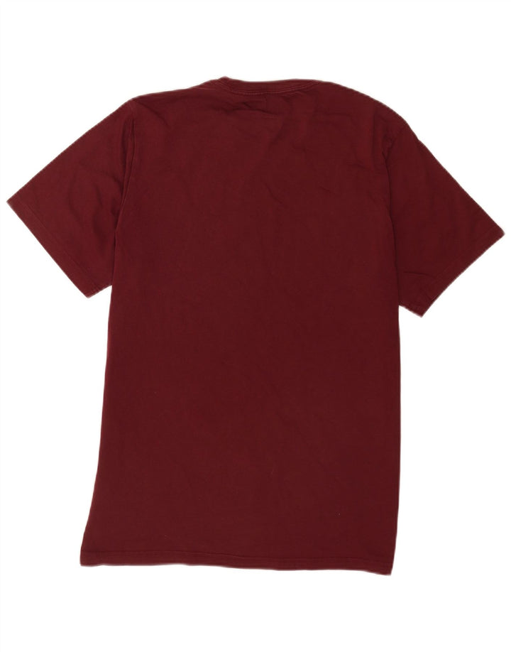 Converse Mens Graphic T-Shirt Top Medium Burgundy