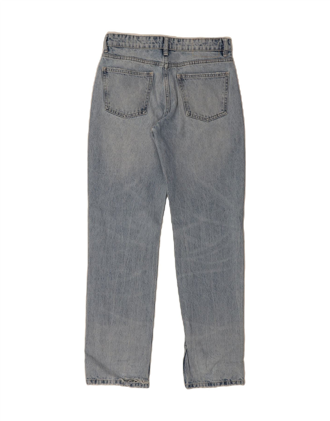 ZARA Womens Distressed Straight Jeans EU 38 Small W28 L32 Blue Vintage Zara and Second-Hand Zara from Messina Hembry 