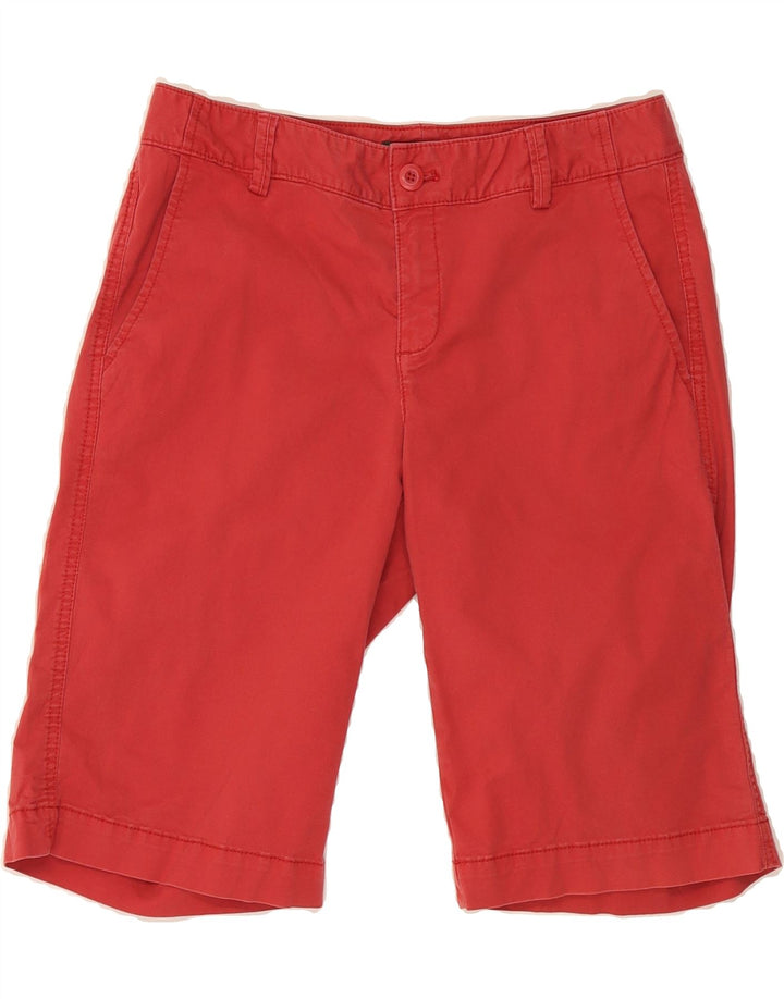 EDDIE BAUER Womens Chino Shorts US 6 Medium W30  Red Cotton Vintage Eddie Bauer and Second-Hand Eddie Bauer from Messina Hembry 