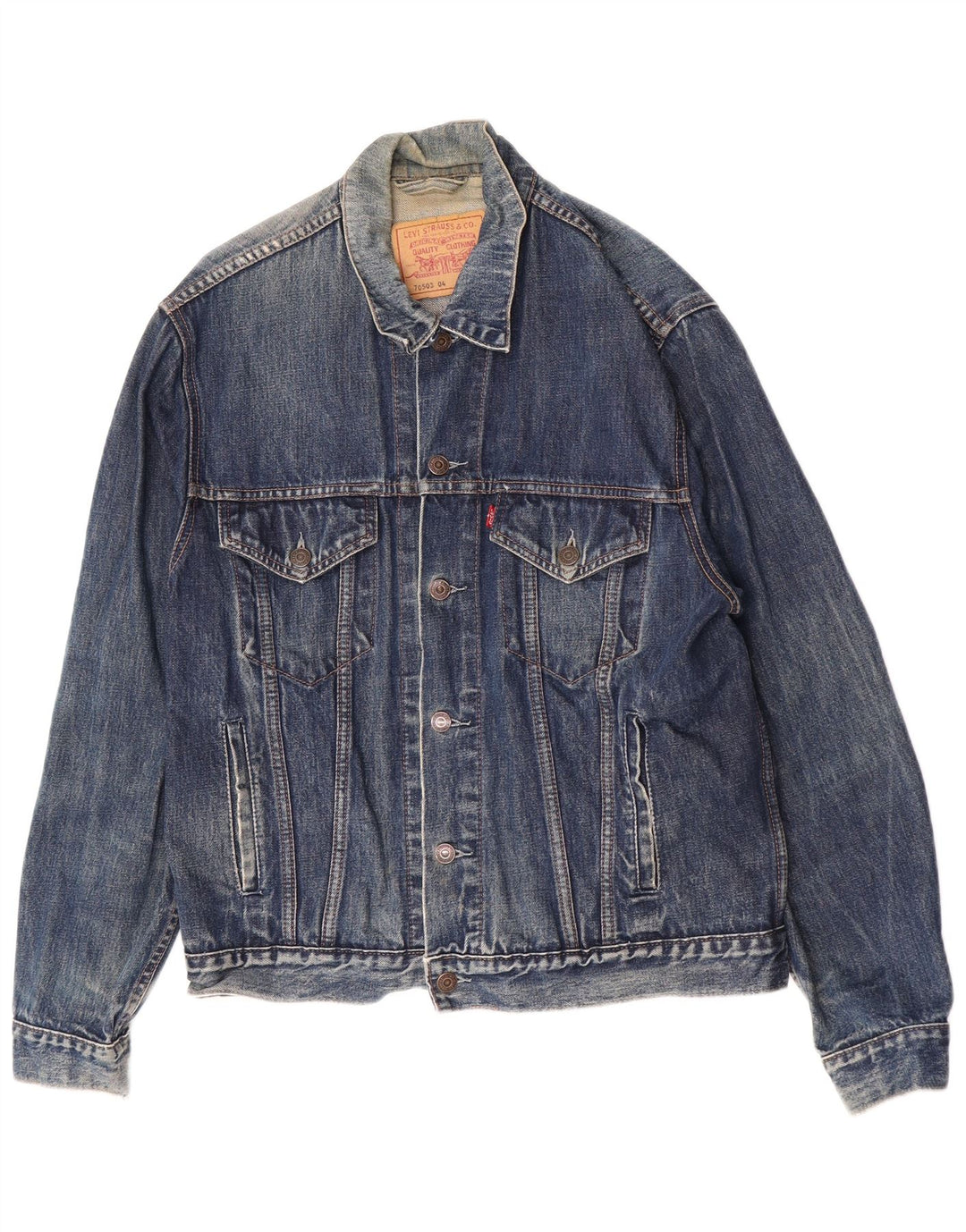 Levi's Mens 70503 Denim Jacket UK 40 Large Blue Cotton