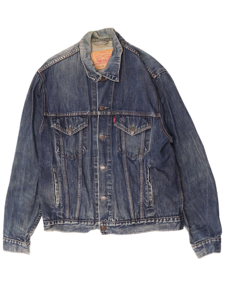 Levi's Mens 70503 Denim Jacket UK 40 Large Blue Cotton