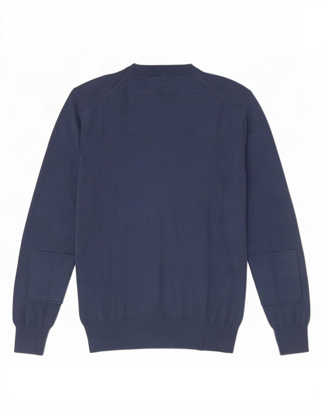 Avirex Mens V-Neck Jumper Sweater Large Blue Cotton