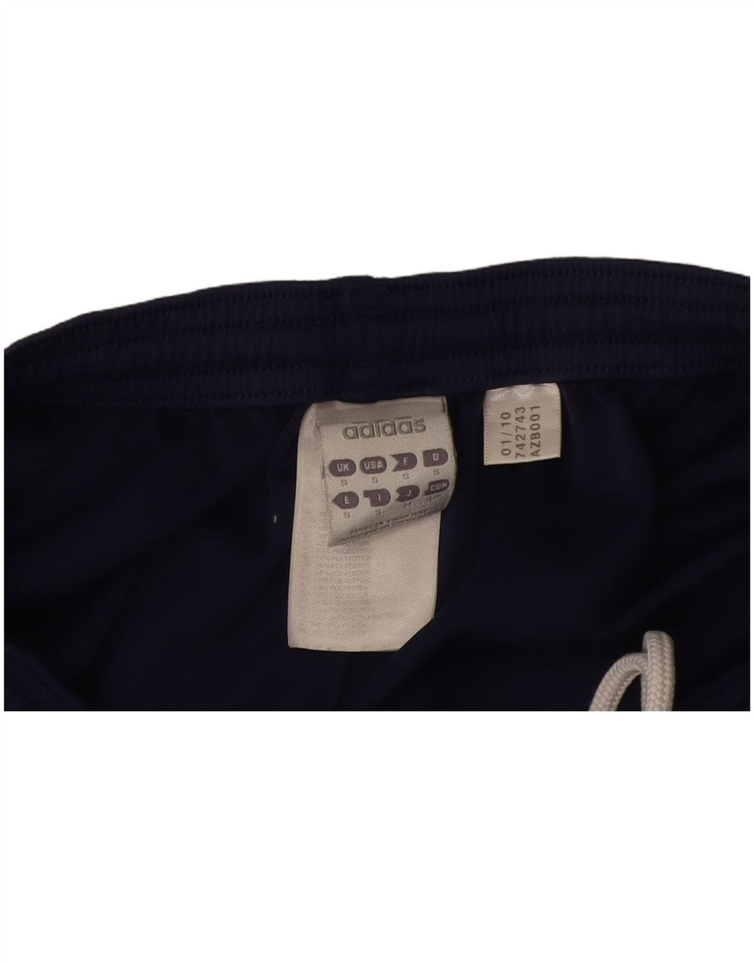 Adidas Mens Sport Shorts Small  Navy Blue Polyester