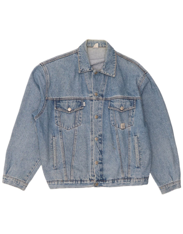 Vintage Mens Denim Jacket UK 42 XL Blue