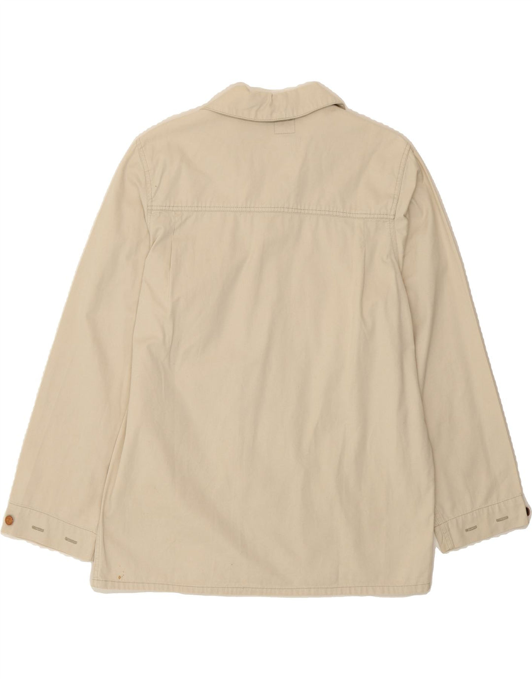 VINTAGE Mens Bomber Jacket UK 38 Medium Beige Cotton Vintage Vintage and Second-Hand Vintage from Messina Hembry 