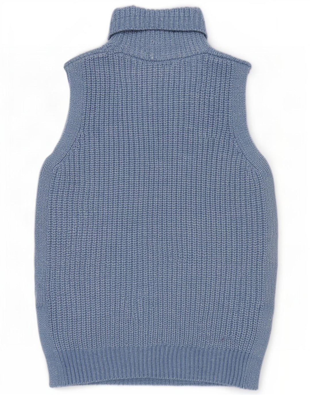 Marks & Spencer Womens Vest Tank Top UK 14 Medium Blue Polyester