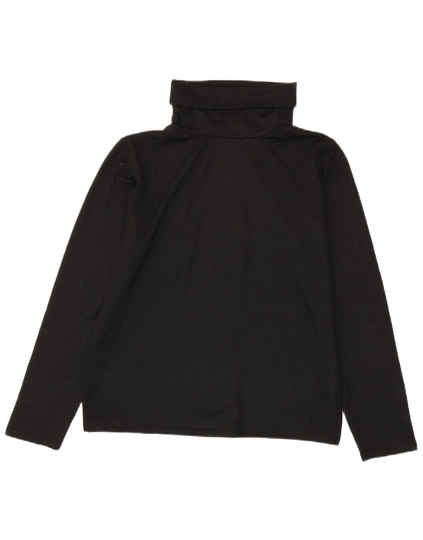 Zara Womens Roll Neck Top Long Sleeve UK 18 XL Black