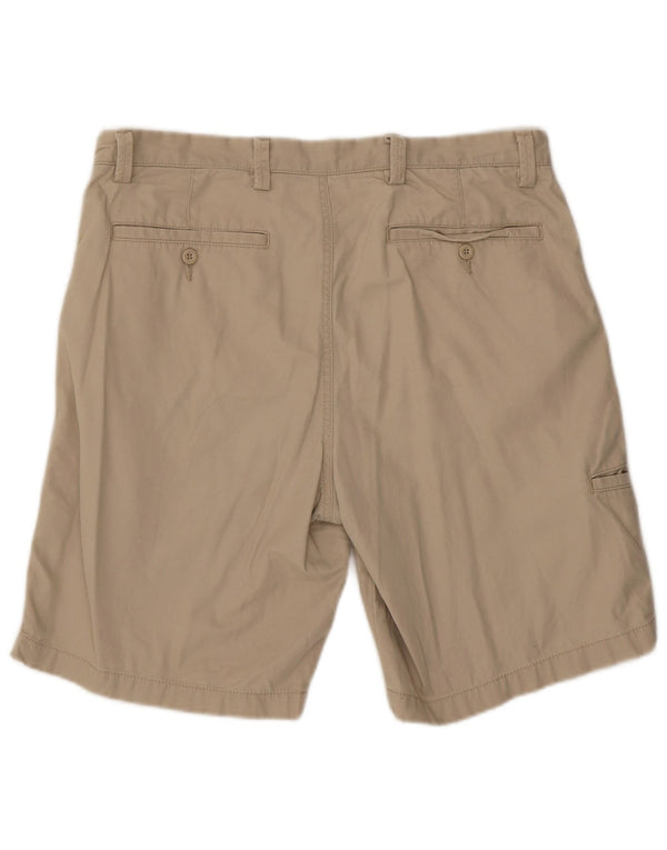 Dockers Mens Cargo Shorts W36 Large Beige Cotton
