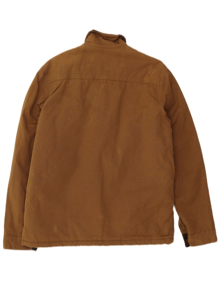 Superdry Mens Windbreaker Jacket UK 36 Small Brown Polyester