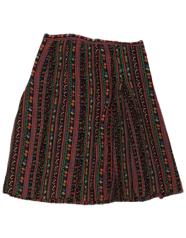 Vintage Womens A-Line Skirt W32 Large Multicoloured Striped