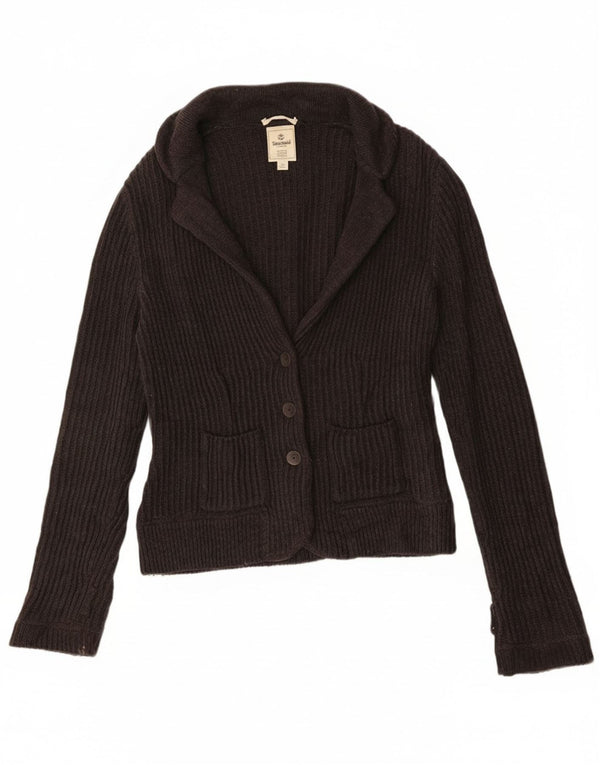 Timberland Womens Cardigan Sweater UK 12 Medium Grey