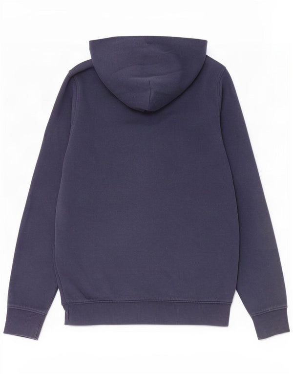 Tommy Hilfiger Womens Graphic Hoodie Jumper Medium Navy Blue Cotton